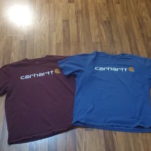 Lot Of 2 Size Xl Men's Carhartt Tee Shirts